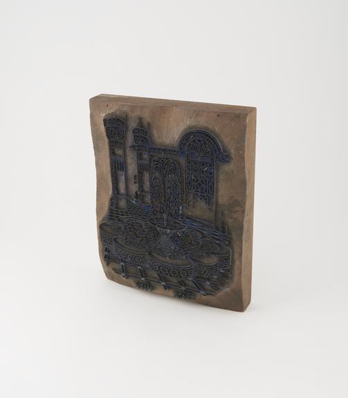 Hand printing block