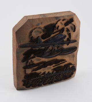 Face plate stamp used by Stavert