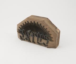 Face plate stamp or foreign script used by Stavert