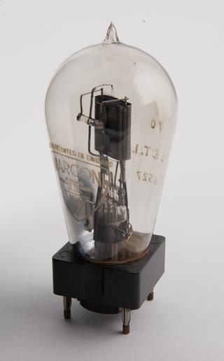 Marconi Wireless Telegraph Company Ltd MTWC triode valve type DET 1