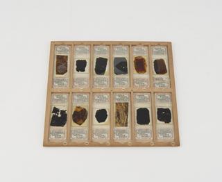Coal microscope slides