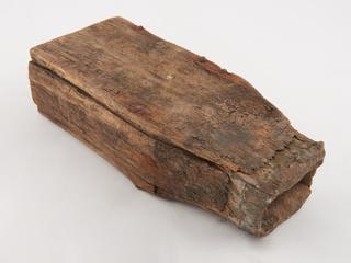 Section of water pipe from a coal pit near Mansfield showing concretion