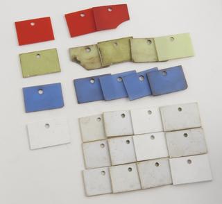 Group of 26 plastic miner's deployment checks