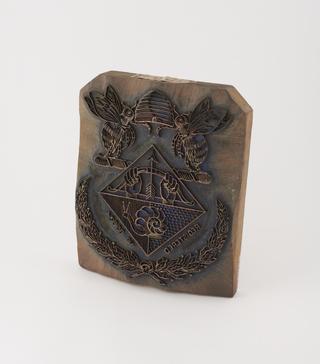 Face plate stamp used by Stavert