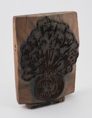 Face plate stamp used by Stavert