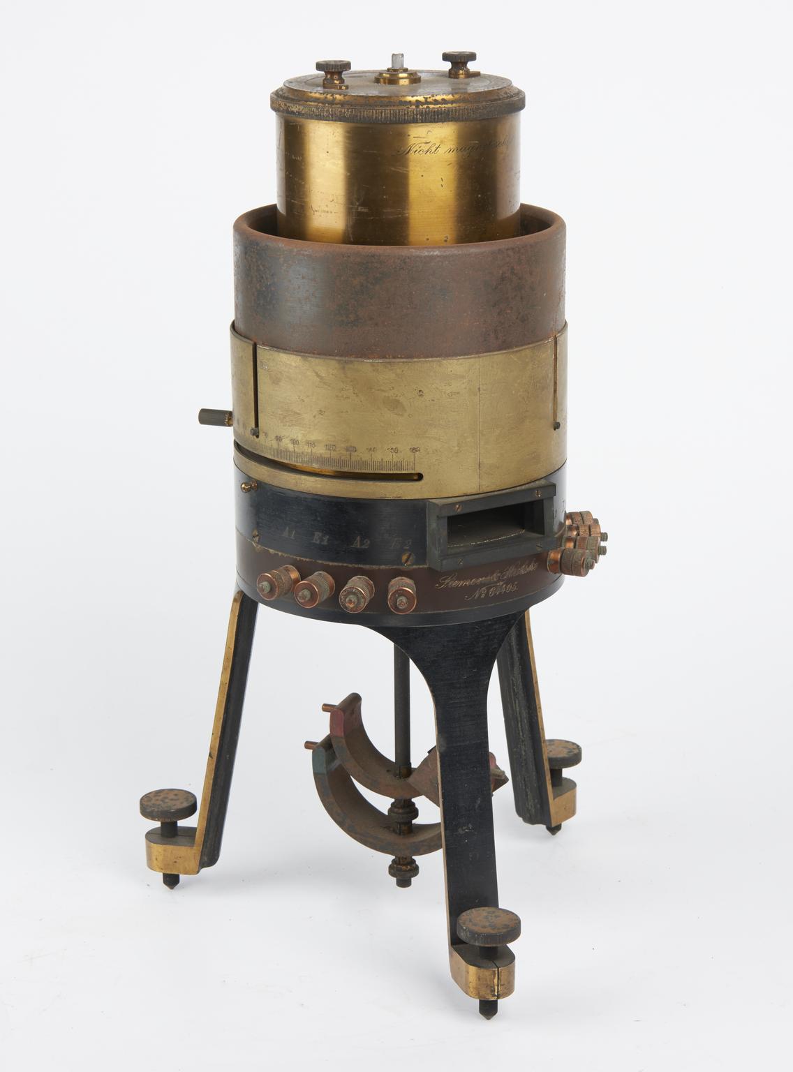 reflecting astatic moving iron galvanometer | Science Museum Group ...