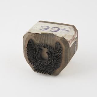 Bolt end stamp made by T. Whittaker and used by Stavert