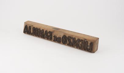 Face plate stamp made by John Wild of Bolton and used by Stavert