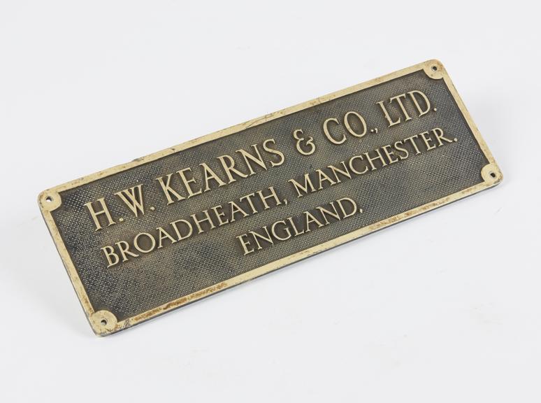 Kearns Nameplate