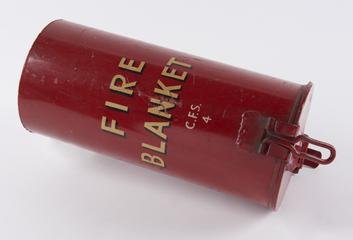 Fire blanket from Manchester Municipal Technical School