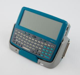 Hand-held computer used for recording data from electricity supply meters in the field