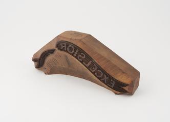 Face plate stamp made by J. Wild and used by Stavert