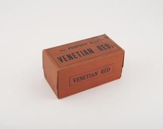 Box of Venetian Red pigment