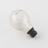 Incandescent electric lamp with carbon filament