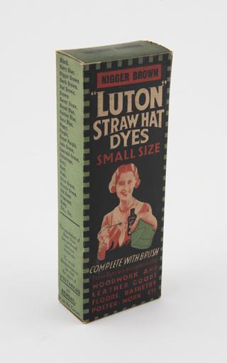 Luton Straw Hat brown dye