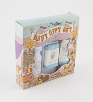 Cussons White Cross Baby gift set. Contains baby powder