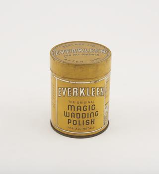 Tin of Everkleen wadding polish made by Everkleen Products Ltd