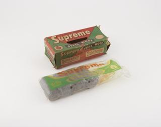 Supreme steel wool made by the Brillo Manufacturing Co. of Great Britain Ltd