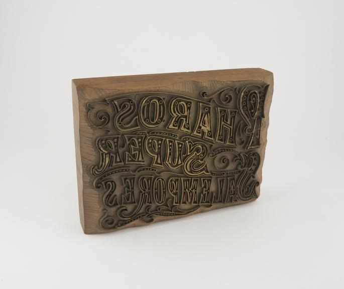 Textile Printing Block