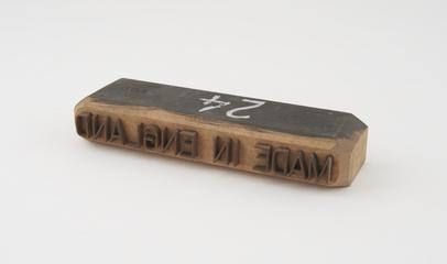 Textile printing block