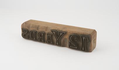 Textile Printing Block