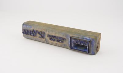 Textile Printing Block