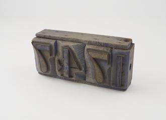 Textile Printing Block
