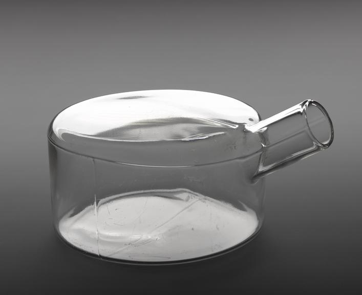 Penicillin surface fermentation vessel in glass, unsigned