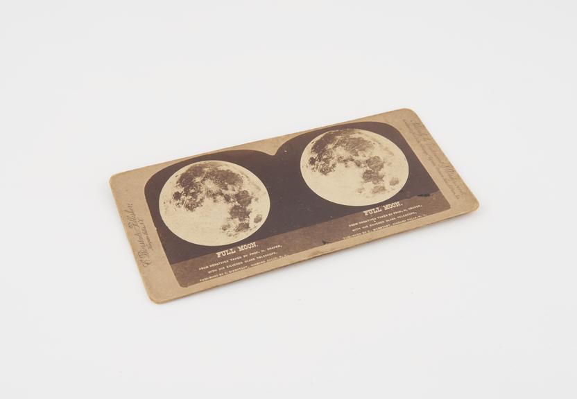 Stereograph of Moon