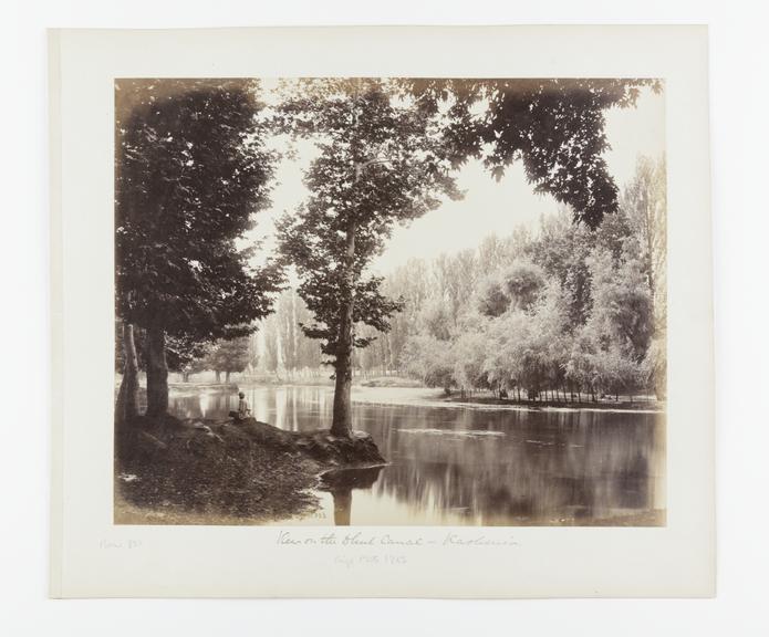 Albumen print by Samuel Bourne, on original album page