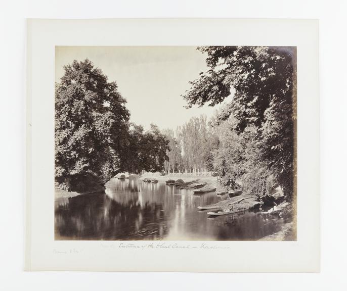 Albumen print by Samuel Bourne, mounted on card/album page