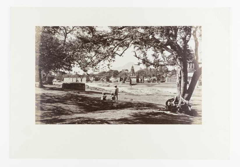 Albumen print by Samuel Bourne, mounted on card