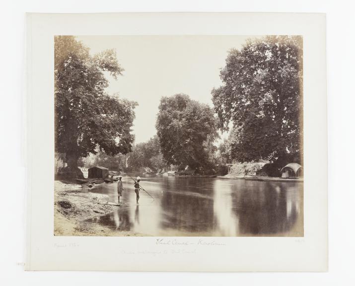 Albumen print by Samuel Bourne, mounted on original album page