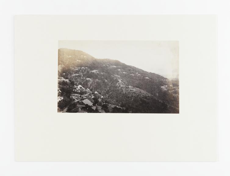 Untitled albumen print by Samuel Bourne, mounted on card