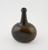 One of eight early wine bottles, flagon shape with flat sides
