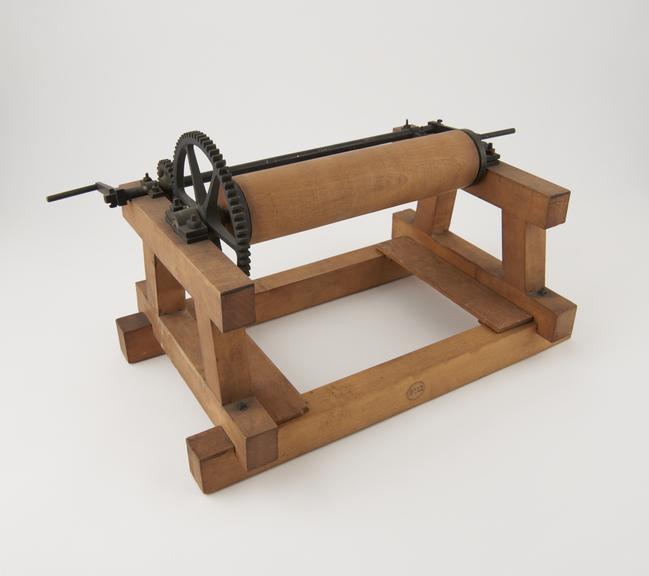 Model of Saxon geared windlass (scale 1:8)