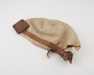 Cap, part of Oldham miner's electric safety lamp