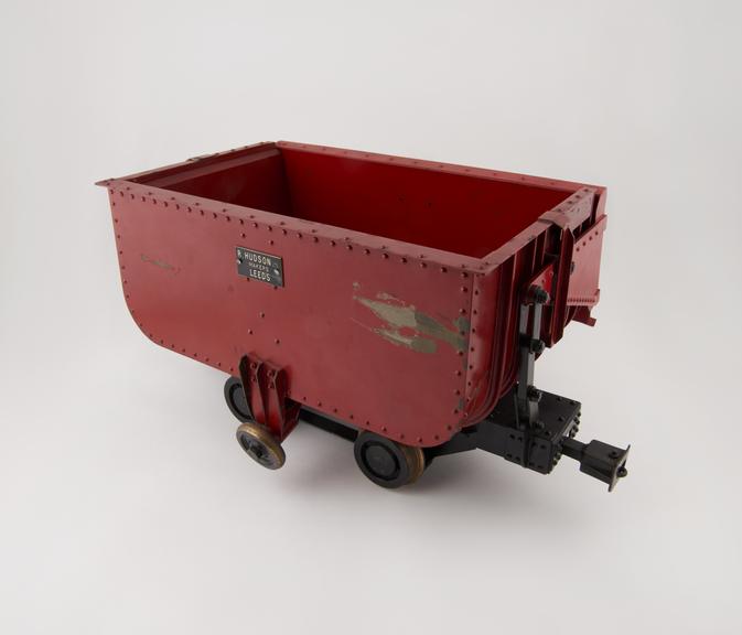 Model of a Granby mine car with tipping ramp