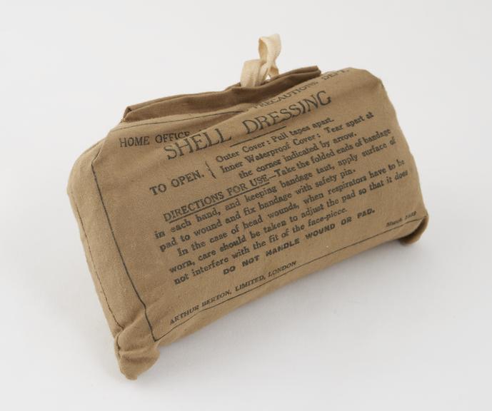 Home Office air raid precautions shell dressing, England