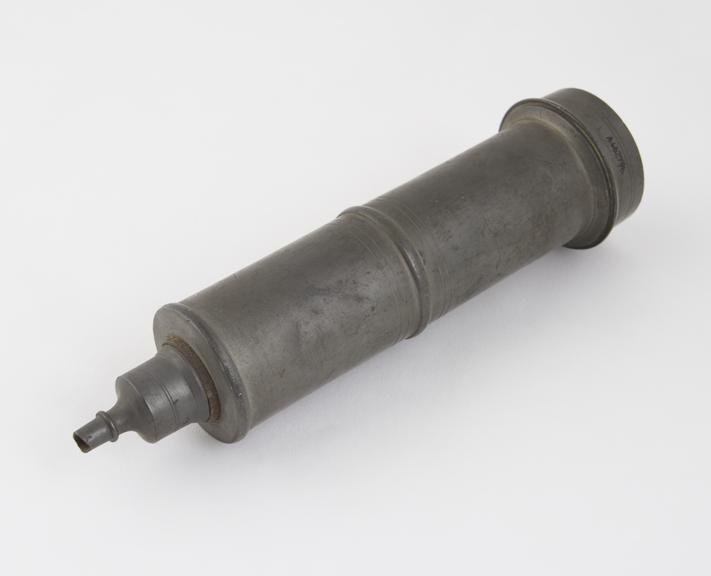 Pewter pistonaction syringe Science Museum Group Collection