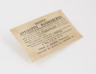 Antiseptic handkerchief