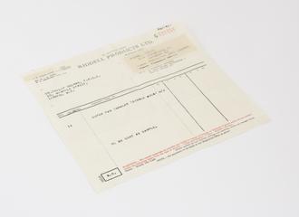 Paper invoice