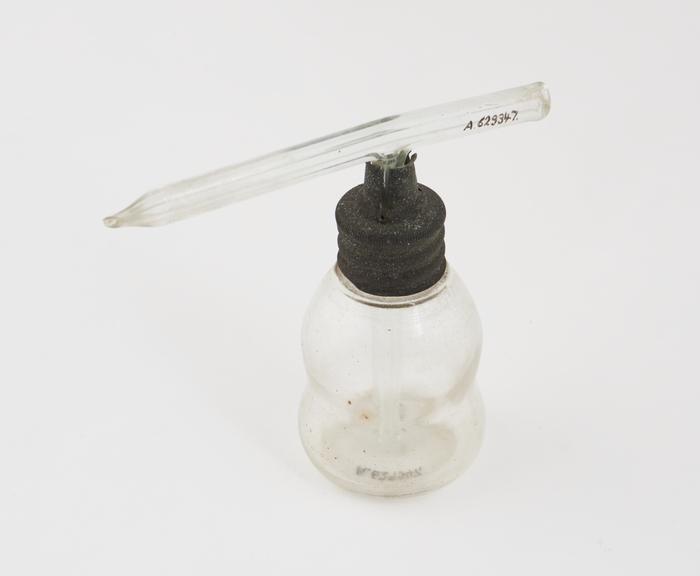 Glass atomizer, possibly for the nose or throat