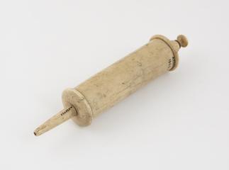 Bone piston action syringe