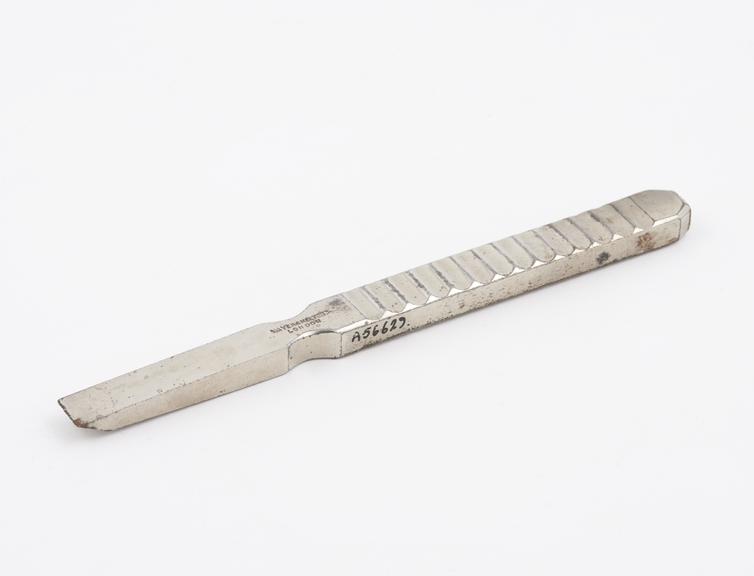 Bone chisel, manufactured by Mayer and Meltzer of London