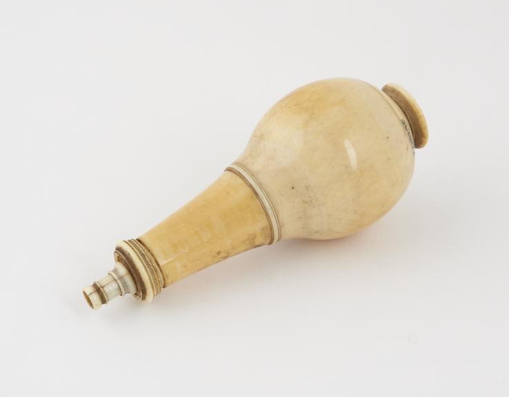 Ivory powder insufflator, 18th century