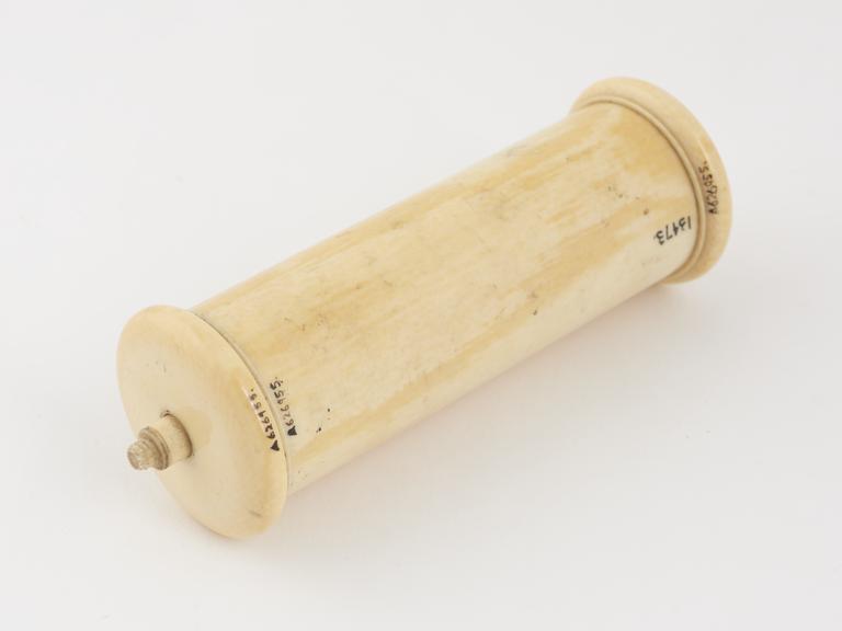 Ivory piston-action syringe, 18th century, Europe