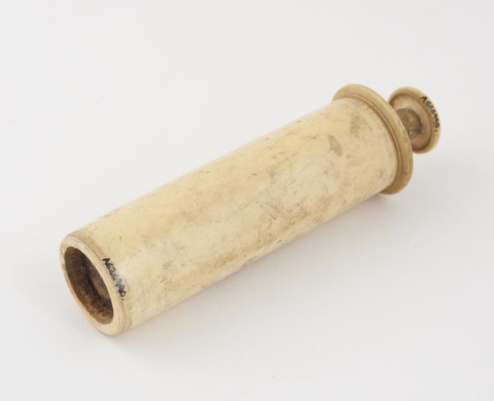 Bone piston-action syringe, 17th century, Europe