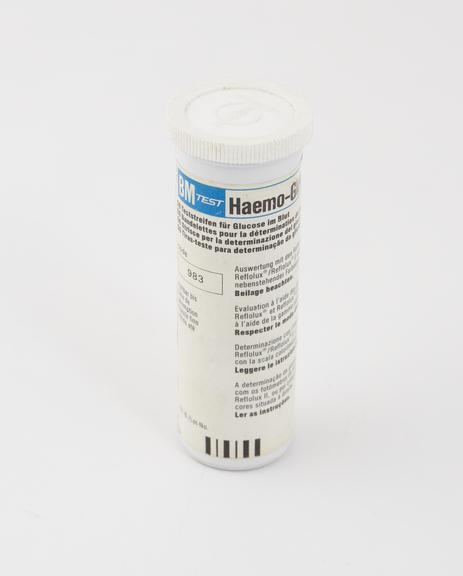 BM Test Haemo-Glukotest strips and lancets for measuring blood