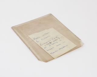 Plastic wallet for Alert card